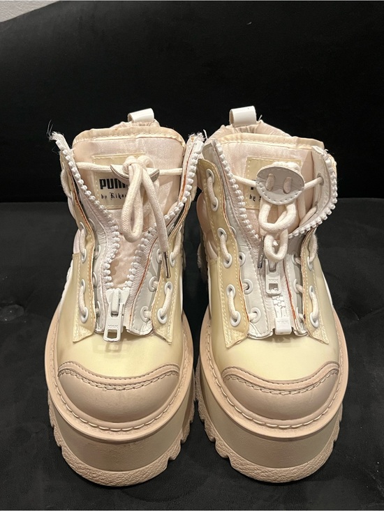 Puma Shoes - Authentic Fenty rhianna Puma Cream and Light Beige boots with box & velvet case.